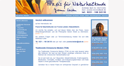 Desktop Screenshot of praxis-leisten-koeln.de